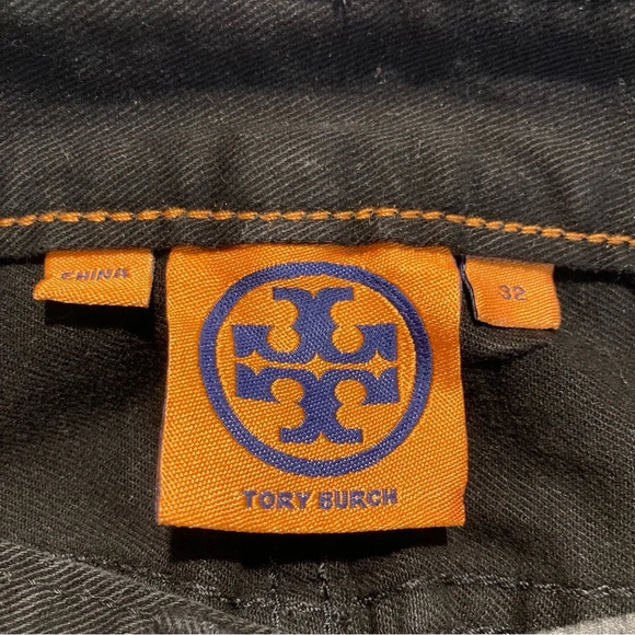 TORY BURCH Sz 32 Super Skinny Zipper at Hem Snap Back Pockets  Jeggings Pants - Picture 10 of 13